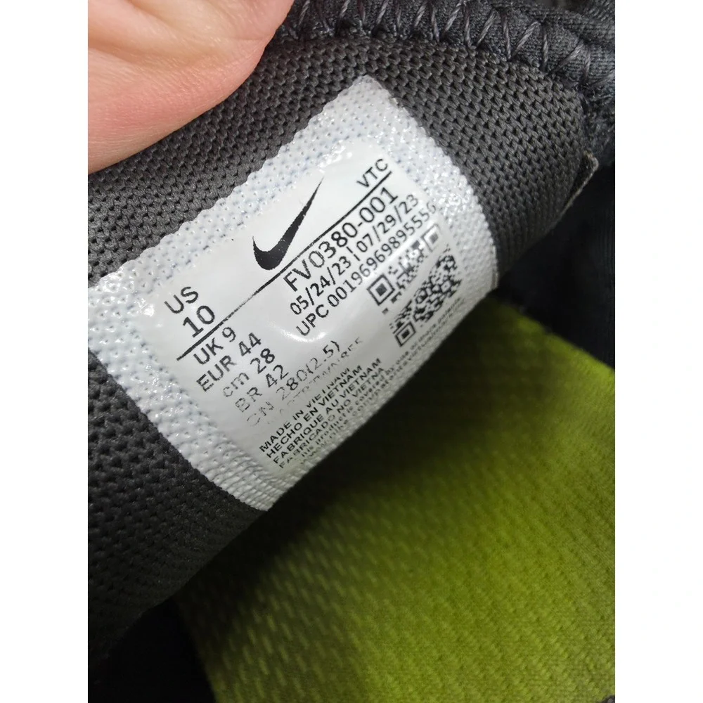 Nike Air Max 270 Running Shoes Mens 10 Anthracite Industrial Blue Sneakers *